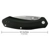 Case Cutlery Knife, Case Black Anodized Aluminum Westline S35VN Blade 36550